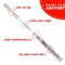 Empty Fillable Blank Paint Touch Up Pen Markers (Set of 36) - Fill with Your Own Art Acrylic, Oil and Water Base Paint, Auto Painting Clear-Coat